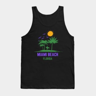 Miami Beach Florida Tank Top